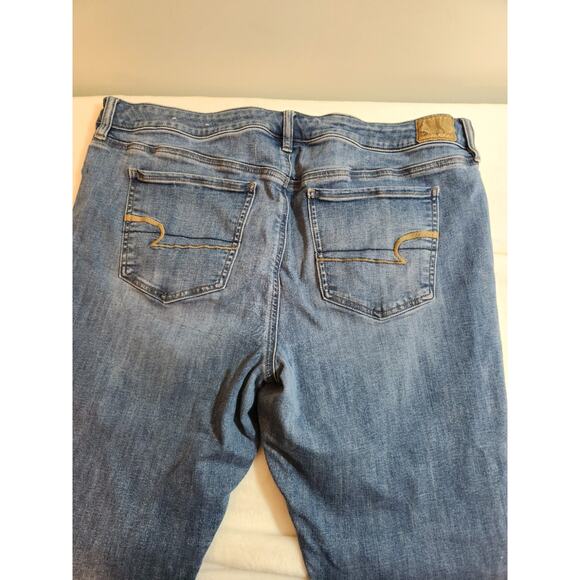 American Eagle Jeggings Jeans Womens 20 (40 X 27) Blue Next Level Stretch - Picture 3 of 16